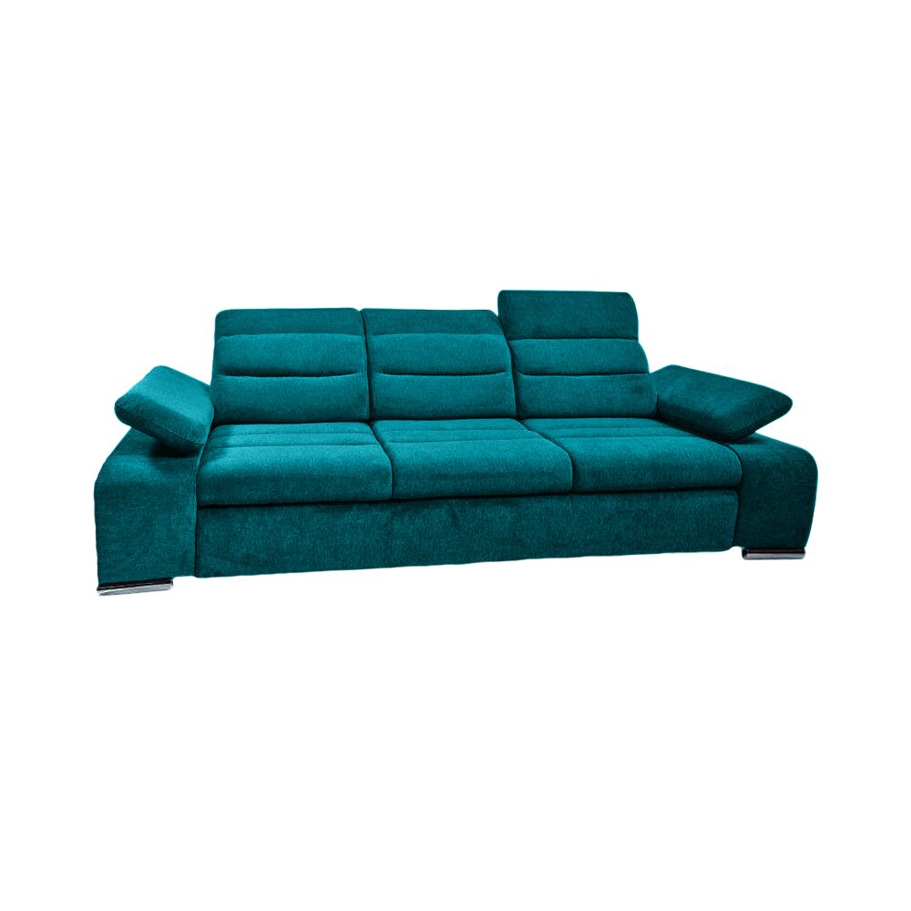 Canapea extensibila cu 3 locuri junona turquoaz Canapea extensibila cu 3 locuri junona turquoaz