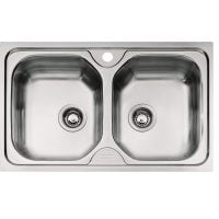 Chiuveta Franke OLX 620, 2 cuve, 790x500mm, inox satinat 