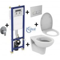 Cum alegi cel mai bun vas de toaleta suspendat 10 Pachet complet sistem wc cu bideu suspendat ideal standard