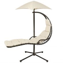 Cum alegi cel mai bun fotoliu de gradina 8 Leagan/balansoar kring bora bora, negru/bej