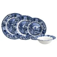 Cum alegi cel mai bun set de farfurii 10 Set 24 piese vesela pentru 6 persoane blue odyssey, karaca, ceramica