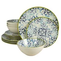 Set complet serviciu de masa, marocco, 12 piese, cesiro